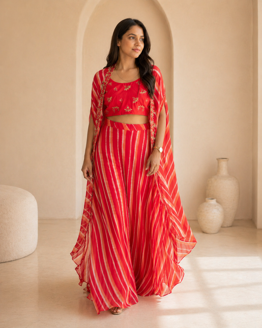 Red cape set