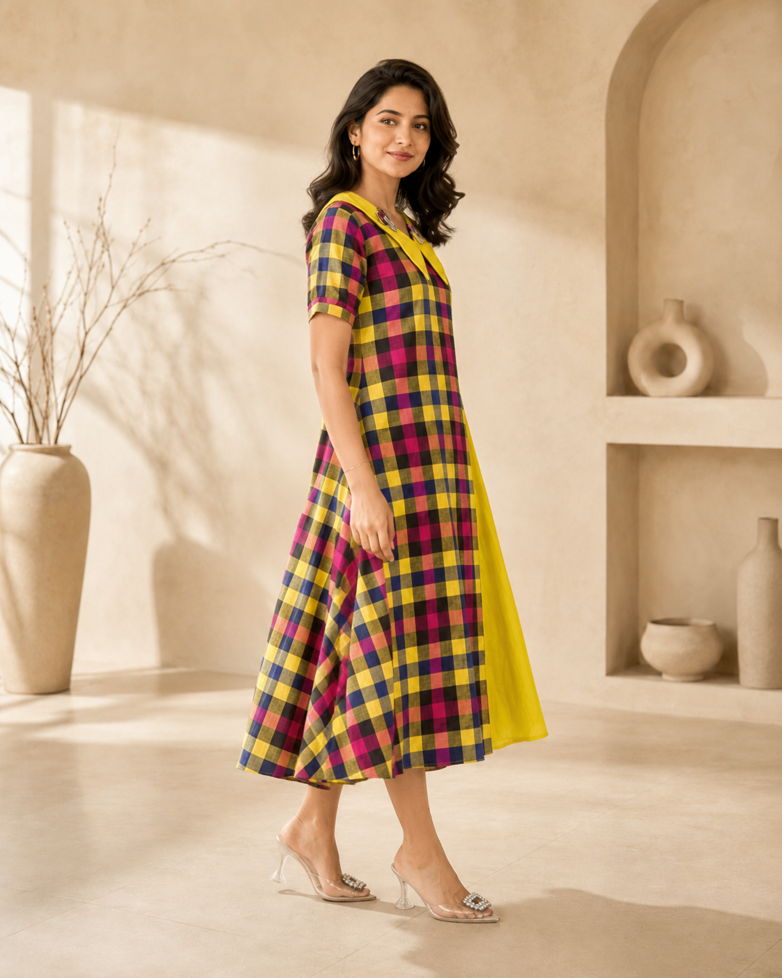 Madras Checks styling