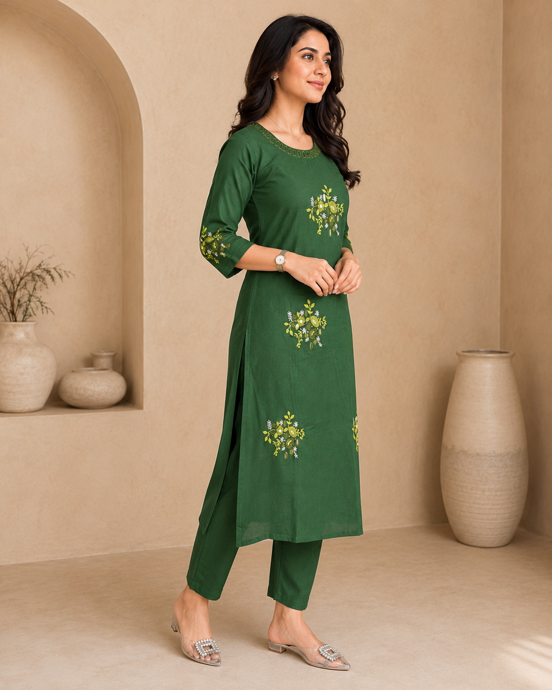 Emerald Petals styling