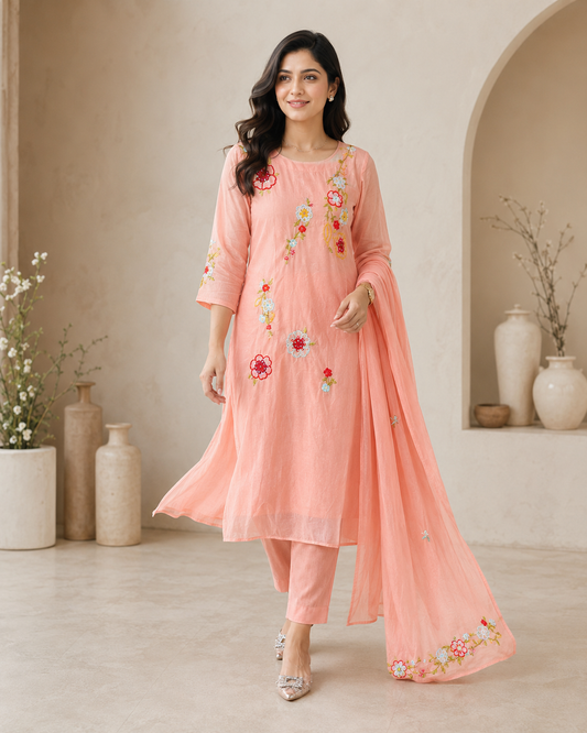 Floral Peach