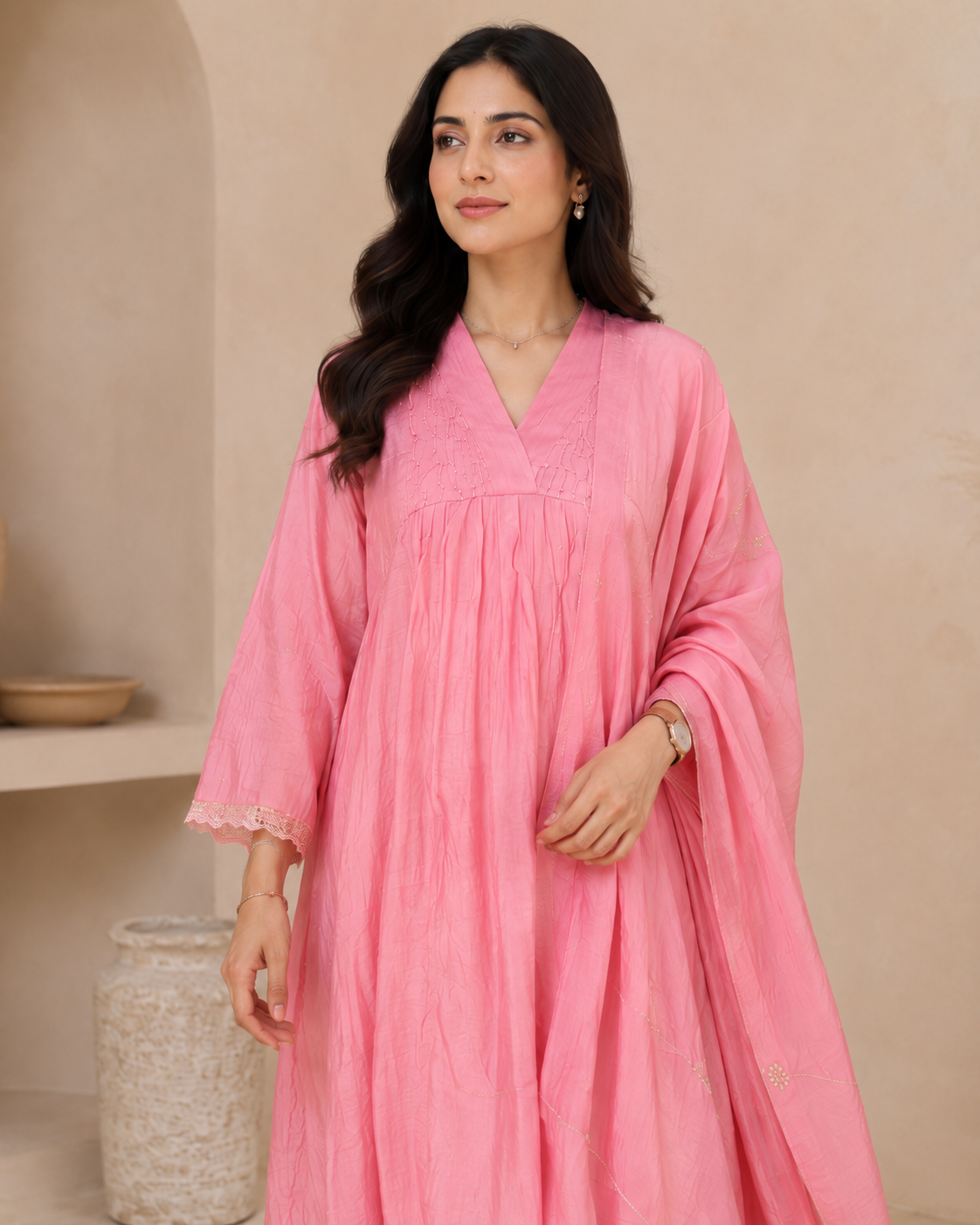 Serene Pink detail