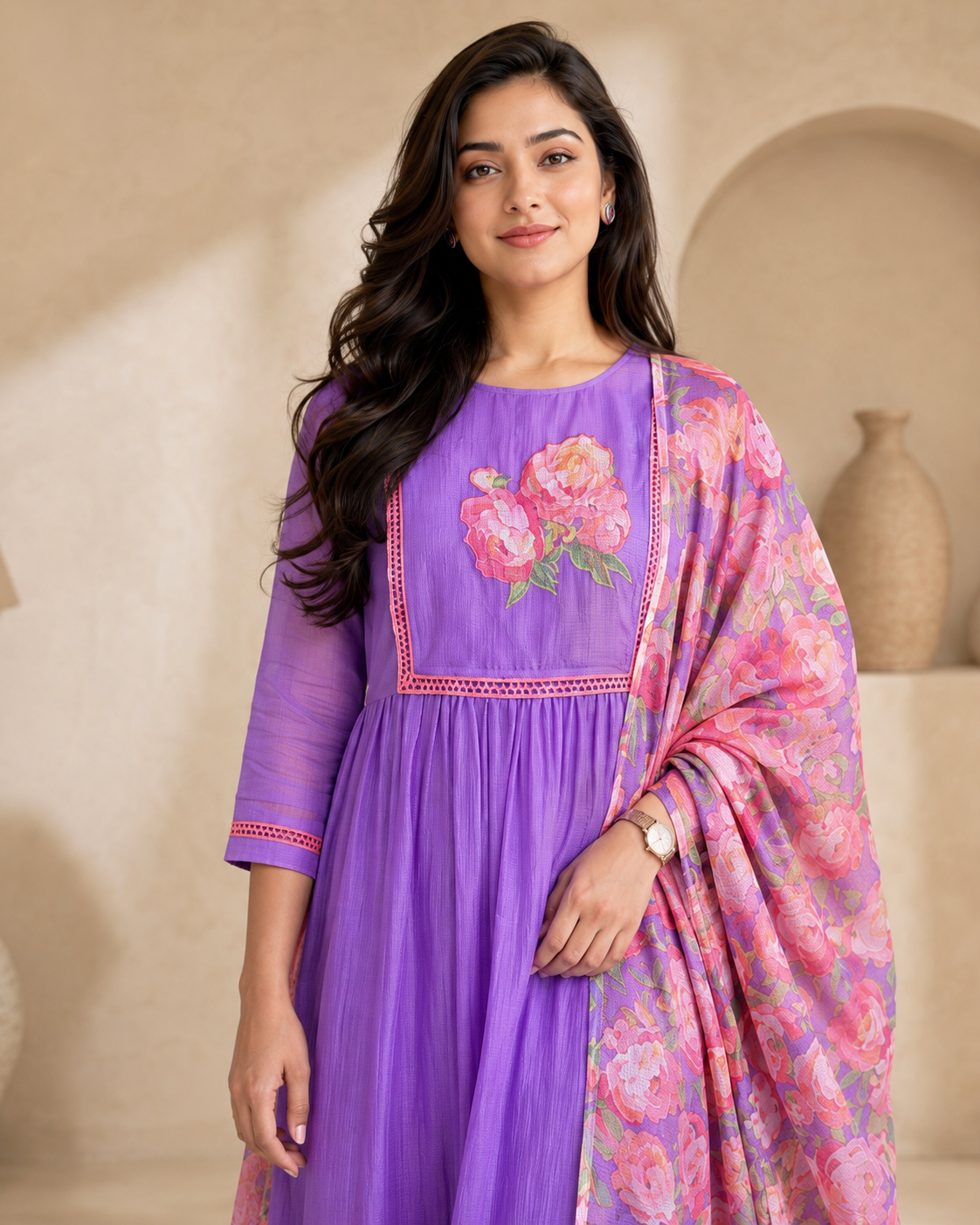 Floral Kota detail