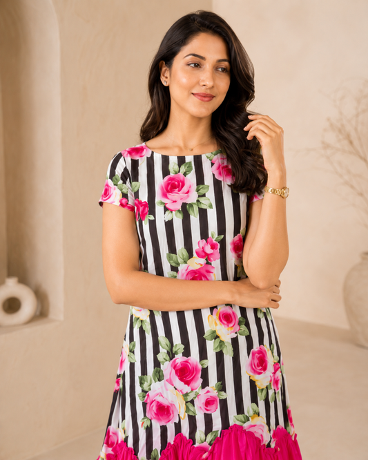 Floral Stripes